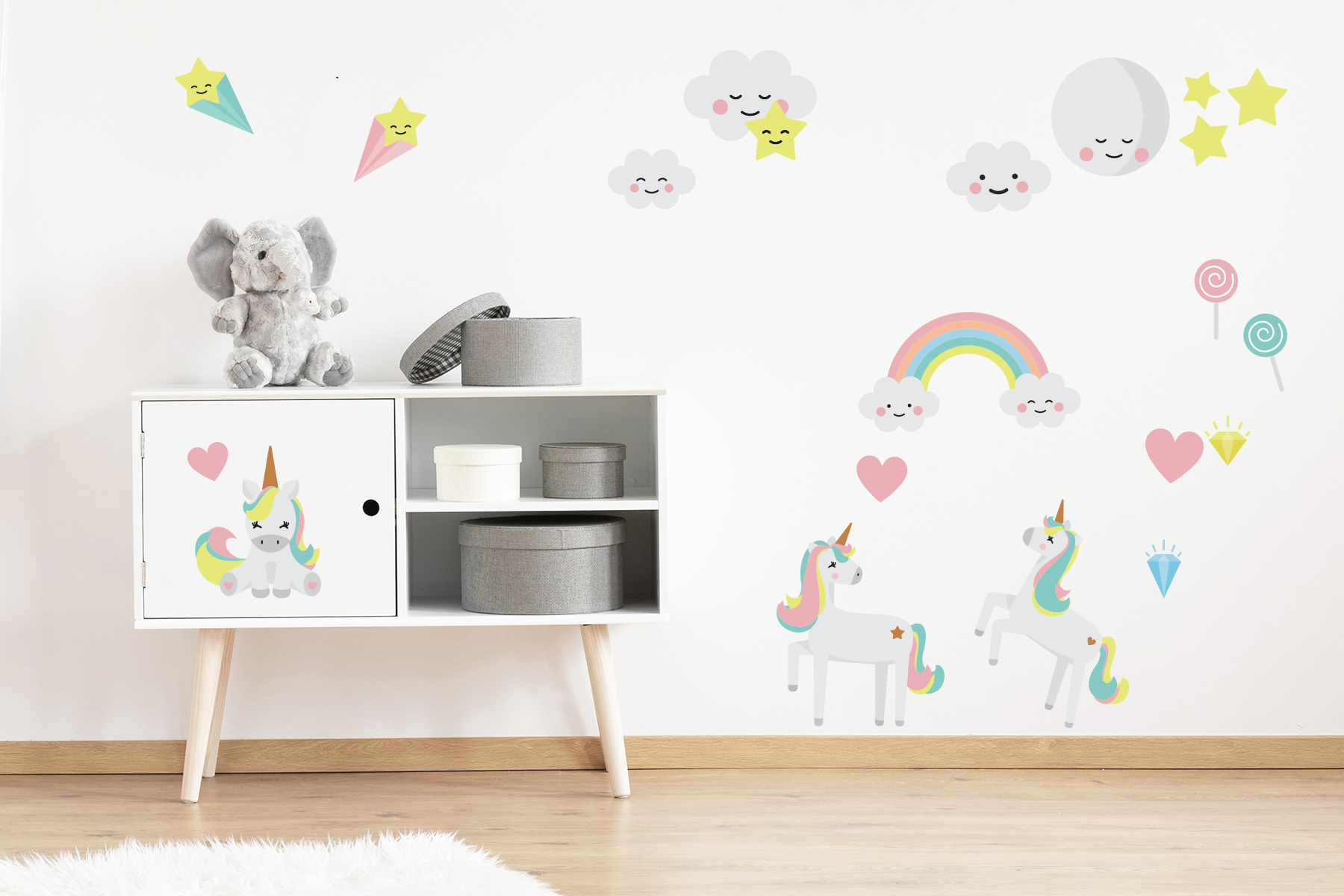 Skab en drømmeverden med wallstickers