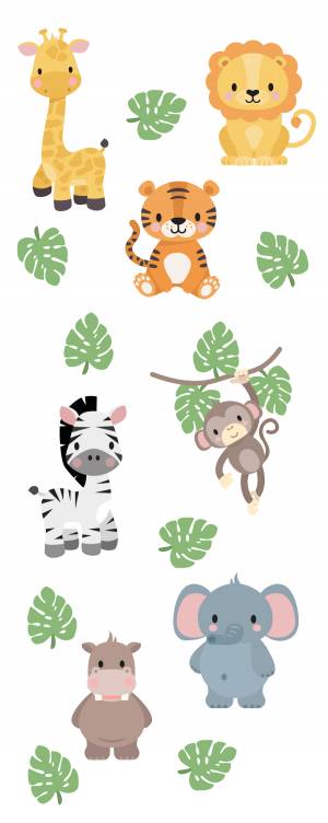 Wallstickers: Eksotiske dyr