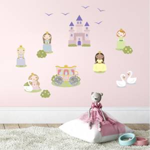 Wallstickers: Prinsesser