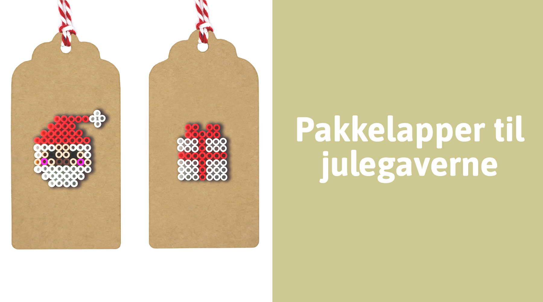 Lav personlige pakkelapper til julegaverne 
