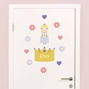 Dør-stickers: Prinsesser