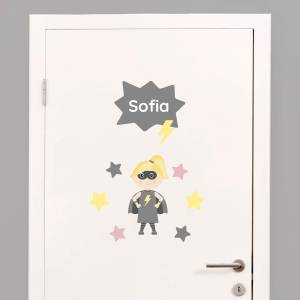 Design din egen superheltinde - sort