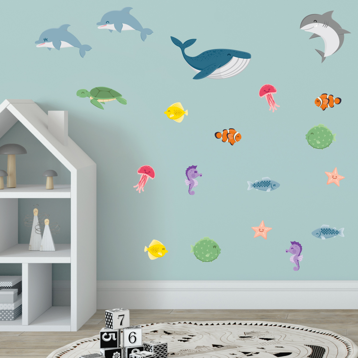 Wallstickers med havets dyb 🐋