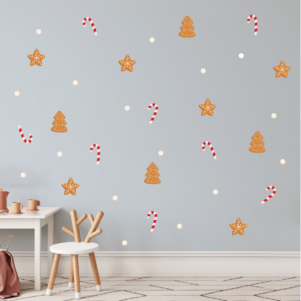 candy canes wallstickers