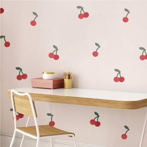vægdekoration kirsebær