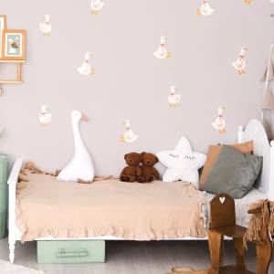 Vægdekoration med gås